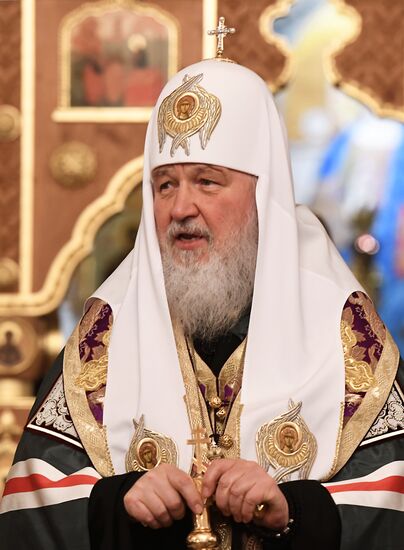 Patriarch Kirill holds gratitude service for Russian Olympic athletes