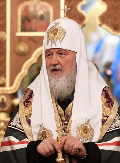 Patriarch Kirill holds gratitude service for Russian Olympic athletes