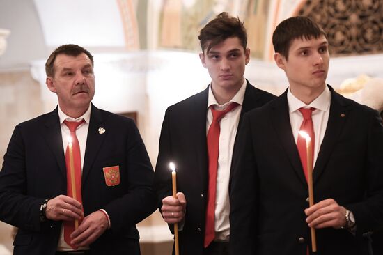 Patriarch Kirill holds gratitude service for Russian Olympic athletes
