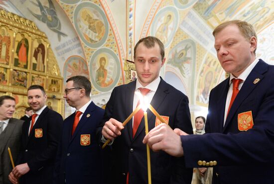 Patriarch Kirill holds gratitude service for Russian Olympic athletes
