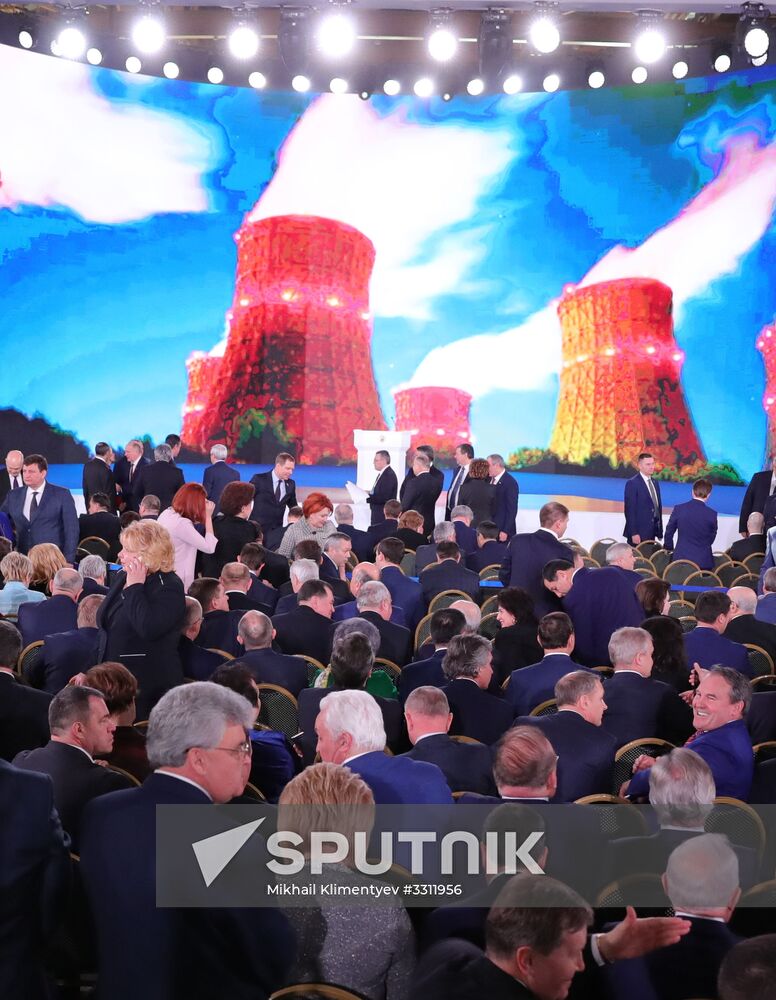 Vladimir Putin's annual Presidential Address to the Federal Assembly