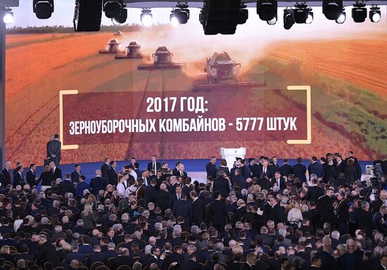 Vladimir Putin's annual Presidential Address to the Federal Assembly