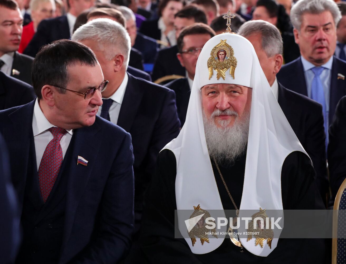 Vladimir Putin's annual Presidential Address to the Federal Assembly