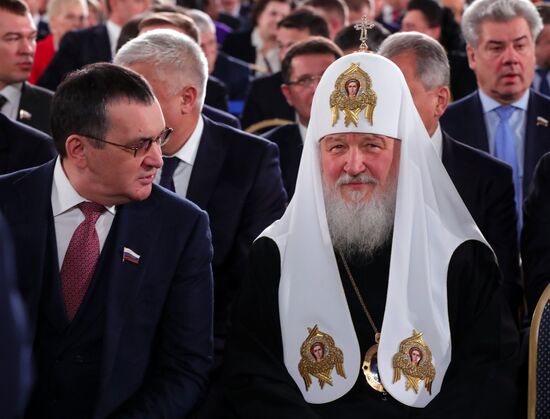 Vladimir Putin's annual Presidential Address to the Federal Assembly