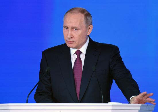 Vladimir Putin's annual Presidential Address to the Federal Assembly