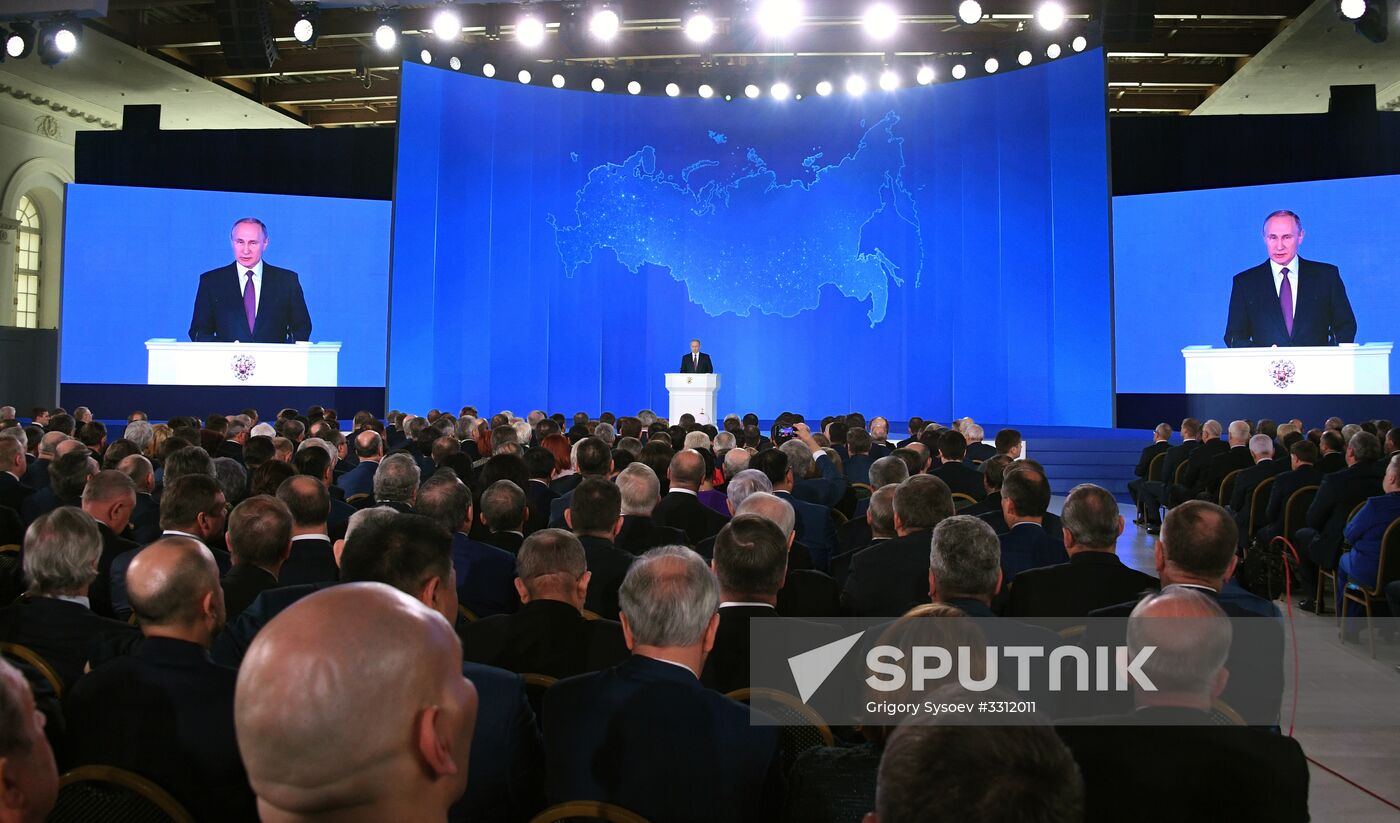 Vladimir Putin's annual Presidential Address to the Federal Assembly