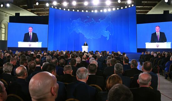 Vladimir Putin's annual Presidential Address to the Federal Assembly