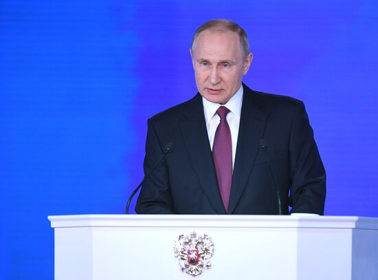 Vladimir Putin's annual Presidential Address to the Federal Assembly