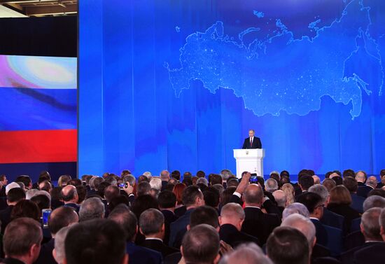 Vladimir Putin's annual Presidential Address to the Federal Assembly