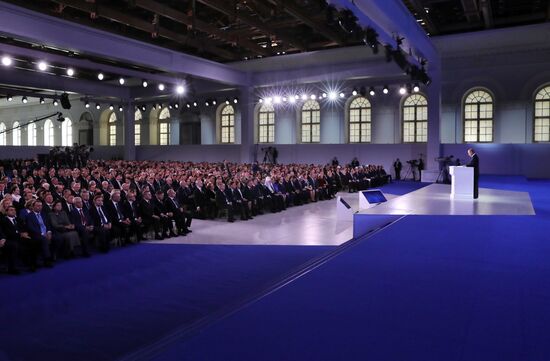 Vladimir Putin's annual Presidential Address to the Federal Assembly