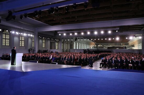 Vladimir Putin's annual Presidential Address to the Federal Assembly