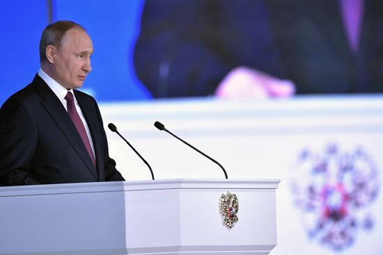 Vladimir Putin's annual Presidential Address to the Federal Assembly