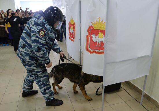 Training to prevent emergencies on presidential election day