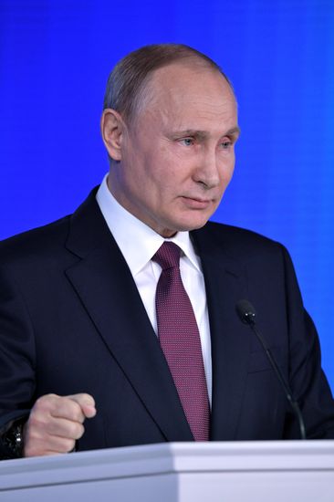 Vladimir Putin's annual Presidential Address to the Federal Assembly