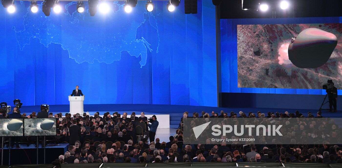 Vladimir Putin's annual Presidential Address to the Federal Assembly