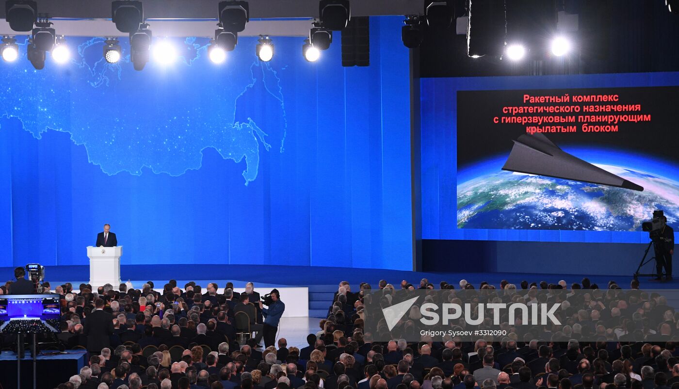 Vladimir Putin's annual Presidential Address to the Federal Assembly