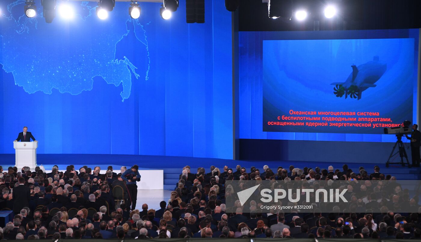 Vladimir Putin's annual Presidential Address to the Federal Assembly