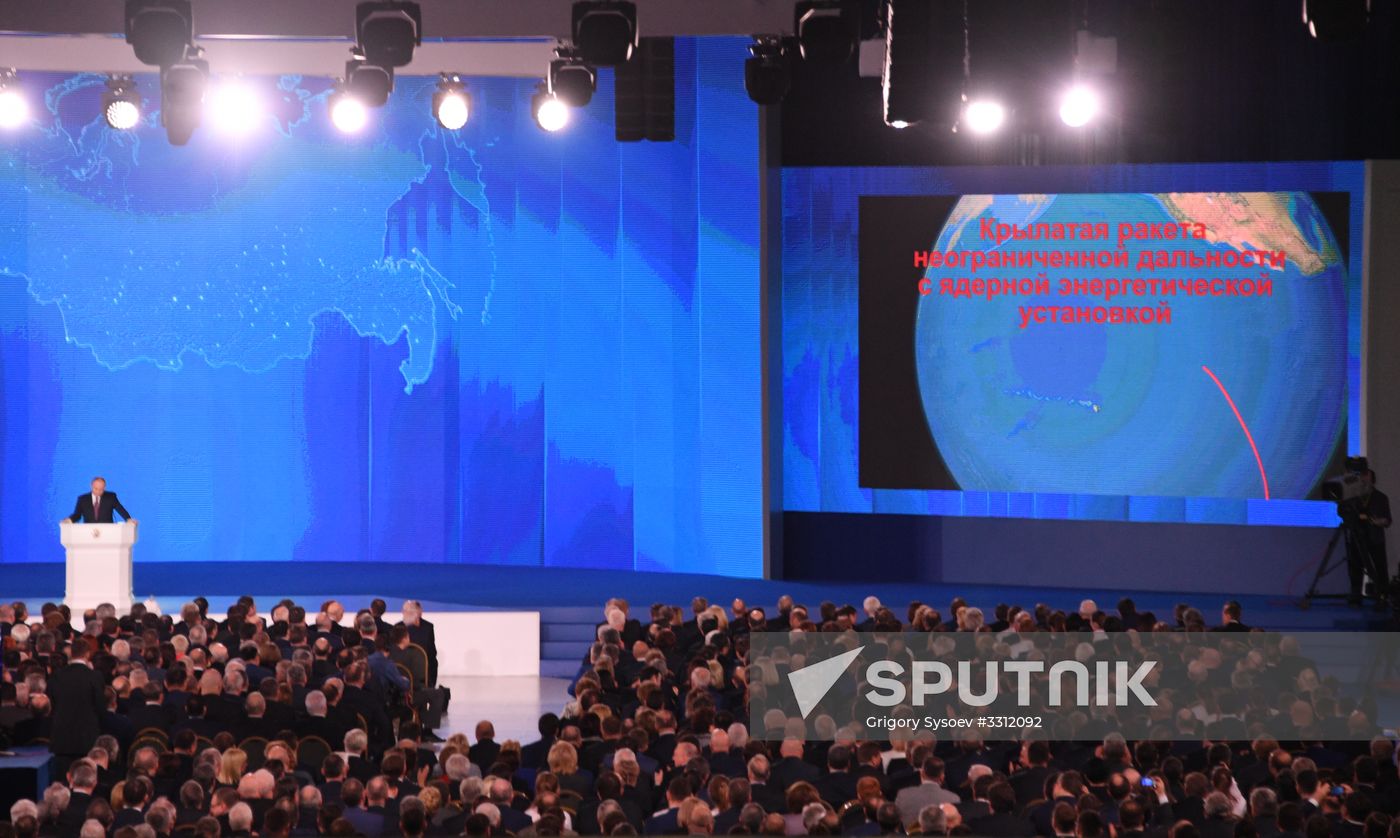 Vladimir Putin's annual Presidential Address to the Federal Assembly