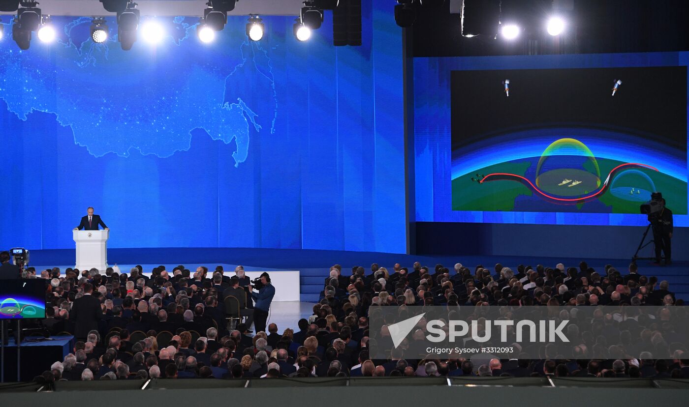 Vladimir Putin's annual Presidential Address to the Federal Assembly