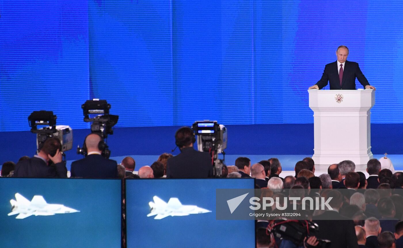 Vladimir Putin's annual Presidential Address to the Federal Assembly