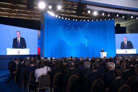 Vladimir Putin's annual Presidential Address to the Federal Assembly