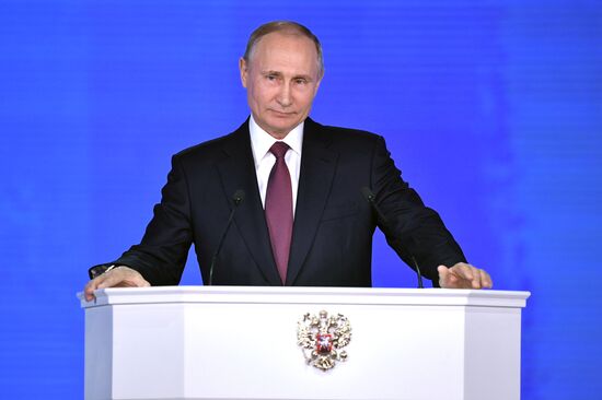 Vladimir Putin's annual Presidential Address to the Federal Assembly