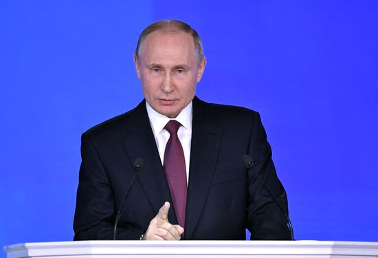 Vladimir Putin's annual Presidential Address to the Federal Assembly