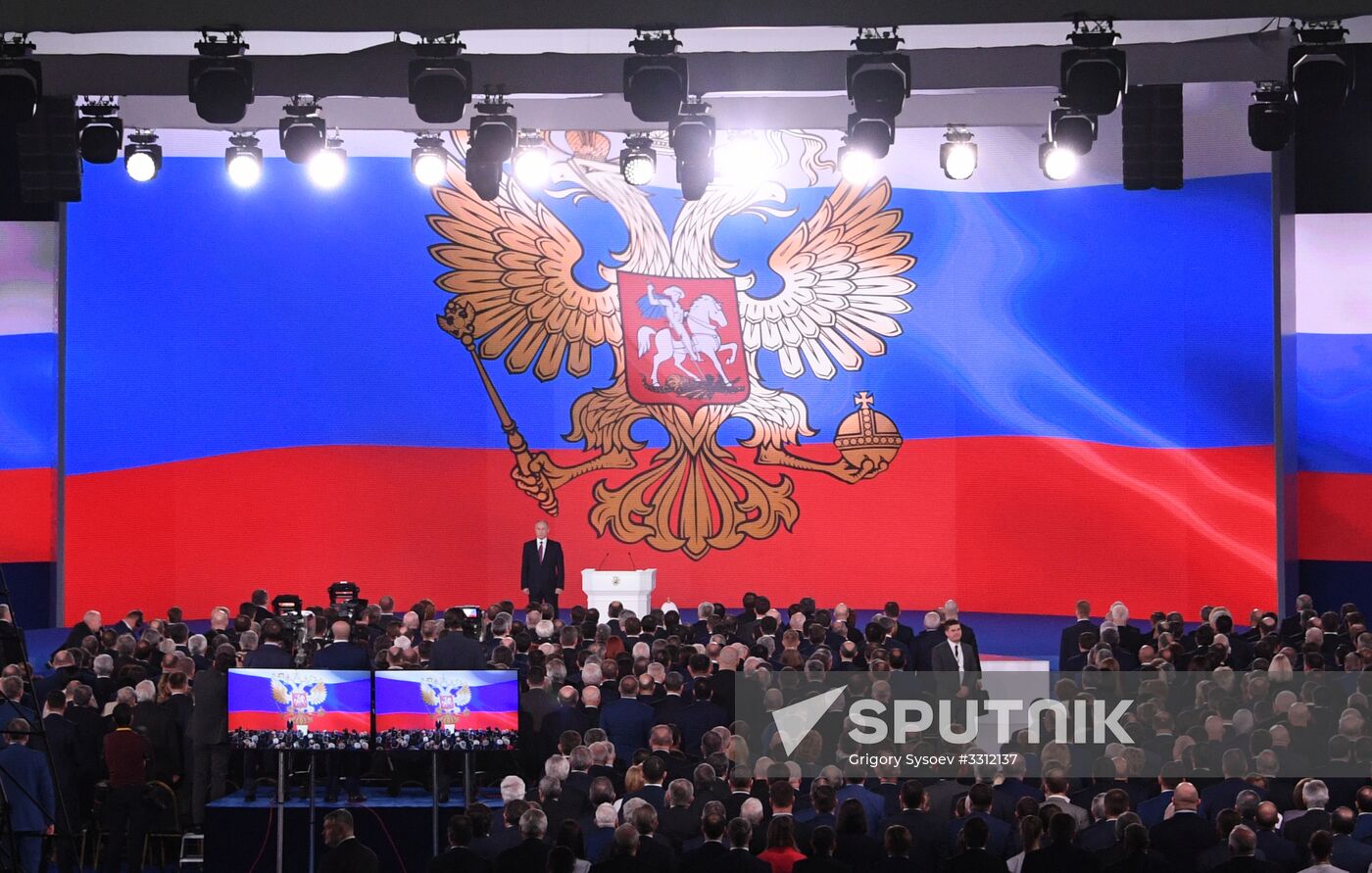 Vladimir Putin's annual Presidential Address to the Federal Assembly