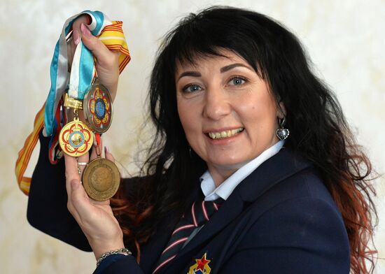 Nontraditional occupations for women. Yelena Aseyeva, Master of Sport in Taekwondo