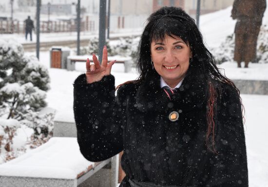 Nontraditional occupations for women. Yelena Aseyeva, Master of Sport in Taekwondo