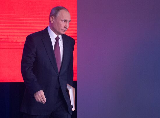 Vladimir Putin's annual Presidential Address to the Federal Assembly