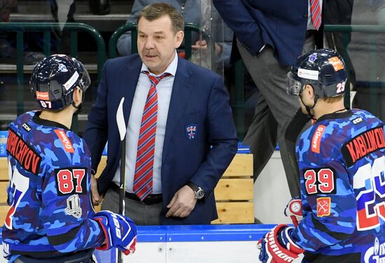 Hockey. KHL. SKA vs Severstal