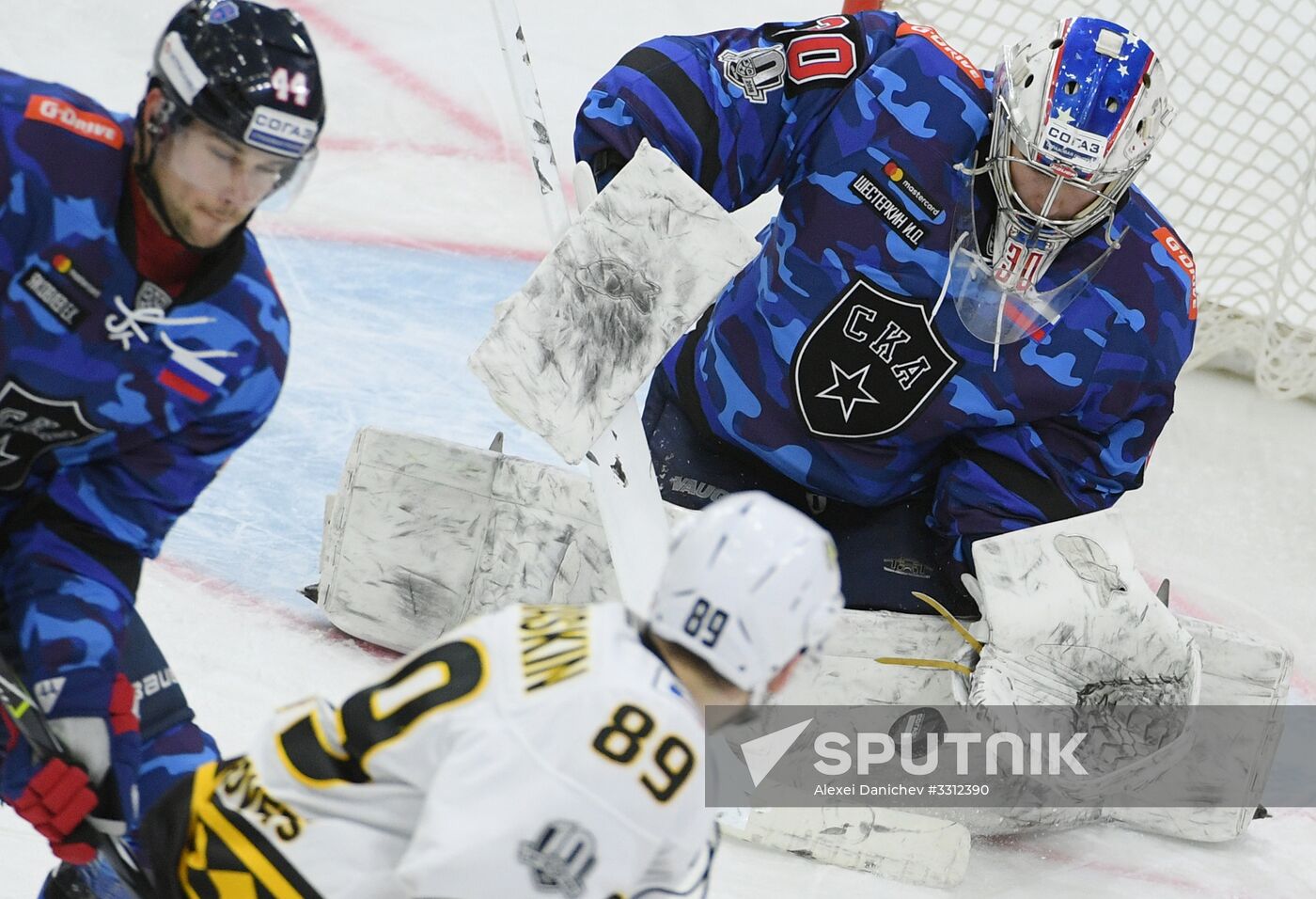 Hockey. KHL. SKA vs Severstal