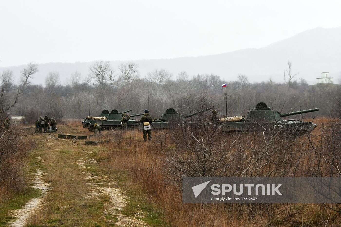 Exercises of air-landing troops in Krasnodar Territory