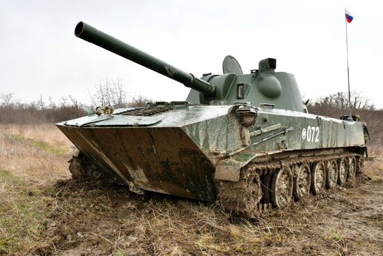 Exercises of air-landing troops in Krasnodar Territory