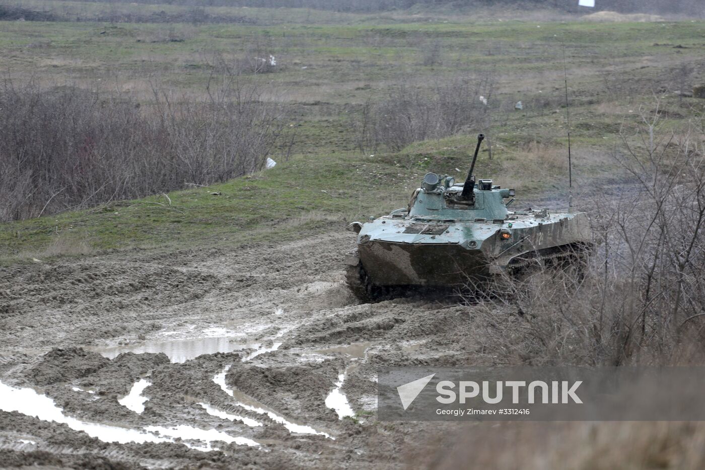 Exercises of air-landing troops in Krasnodar Territory
