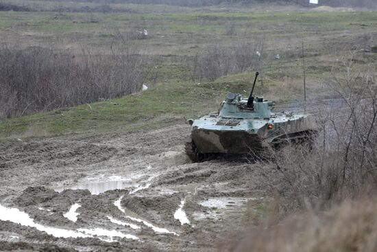 Exercises of air-landing troops in Krasnodar Territory