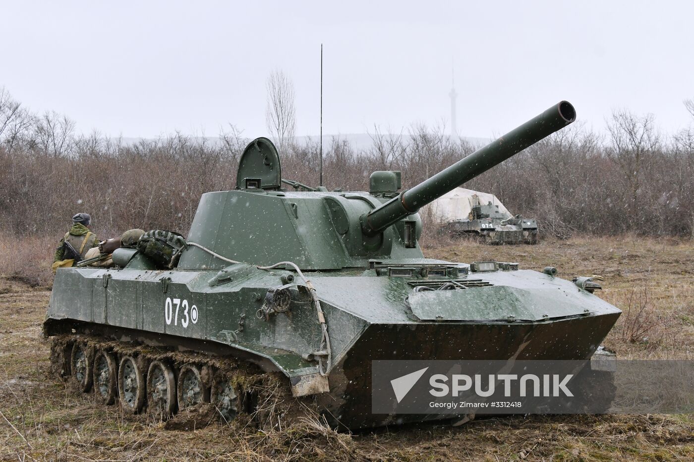 Exercises of air-landing troops in Krasnodar Territory
