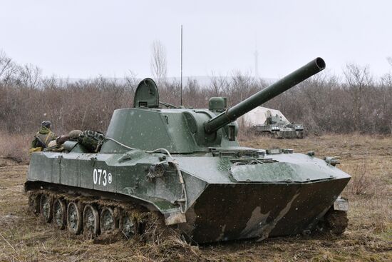 Exercises of air-landing troops in Krasnodar Territory