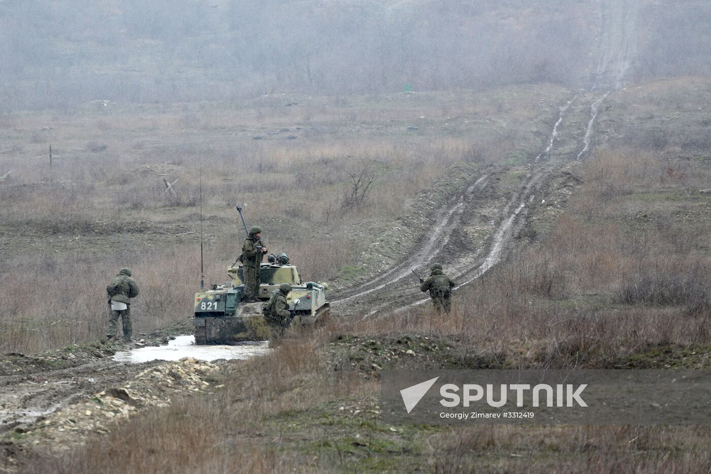 Exercises of air-landing troops in Krasnodar Territory