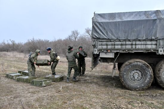 Exercises of air-landing troops in Krasnodar Territory