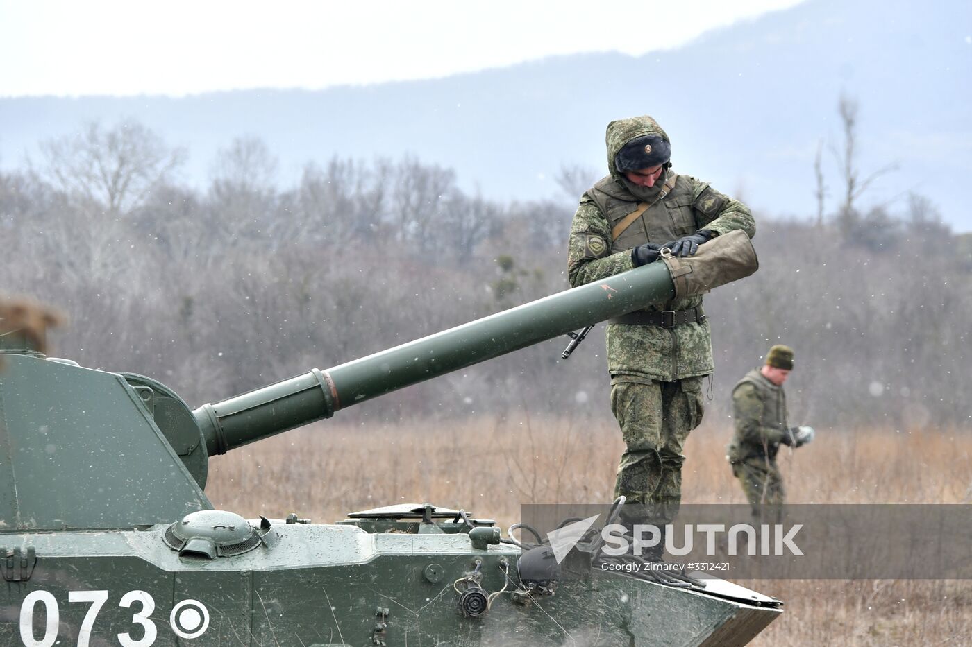 Exercises of air-landing troops in Krasnodar Territory