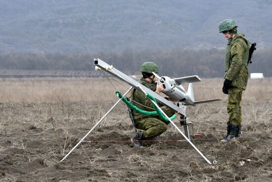 Exercises of air-landing troops in Krasnodar Territory