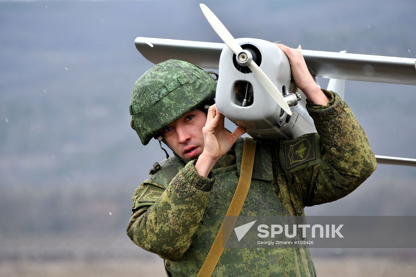 Exercises of air-landing troops in Krasnodar Territory