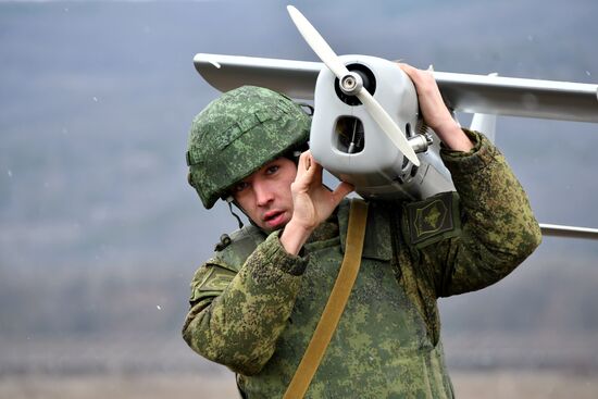 Exercises of air-landing troops in Krasnodar Territory