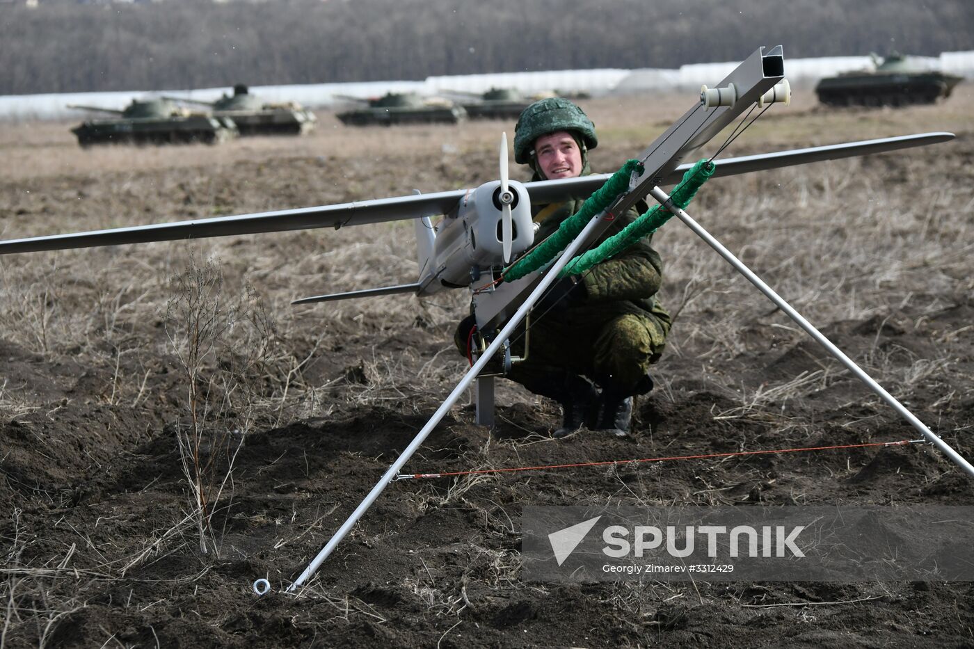 Exercises of air-landing troops in Krasnodar Territory