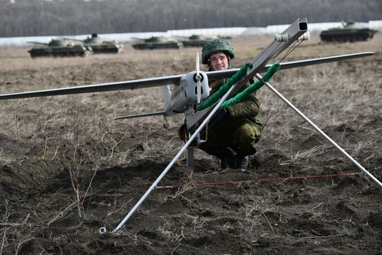Exercises of air-landing troops in Krasnodar Territory