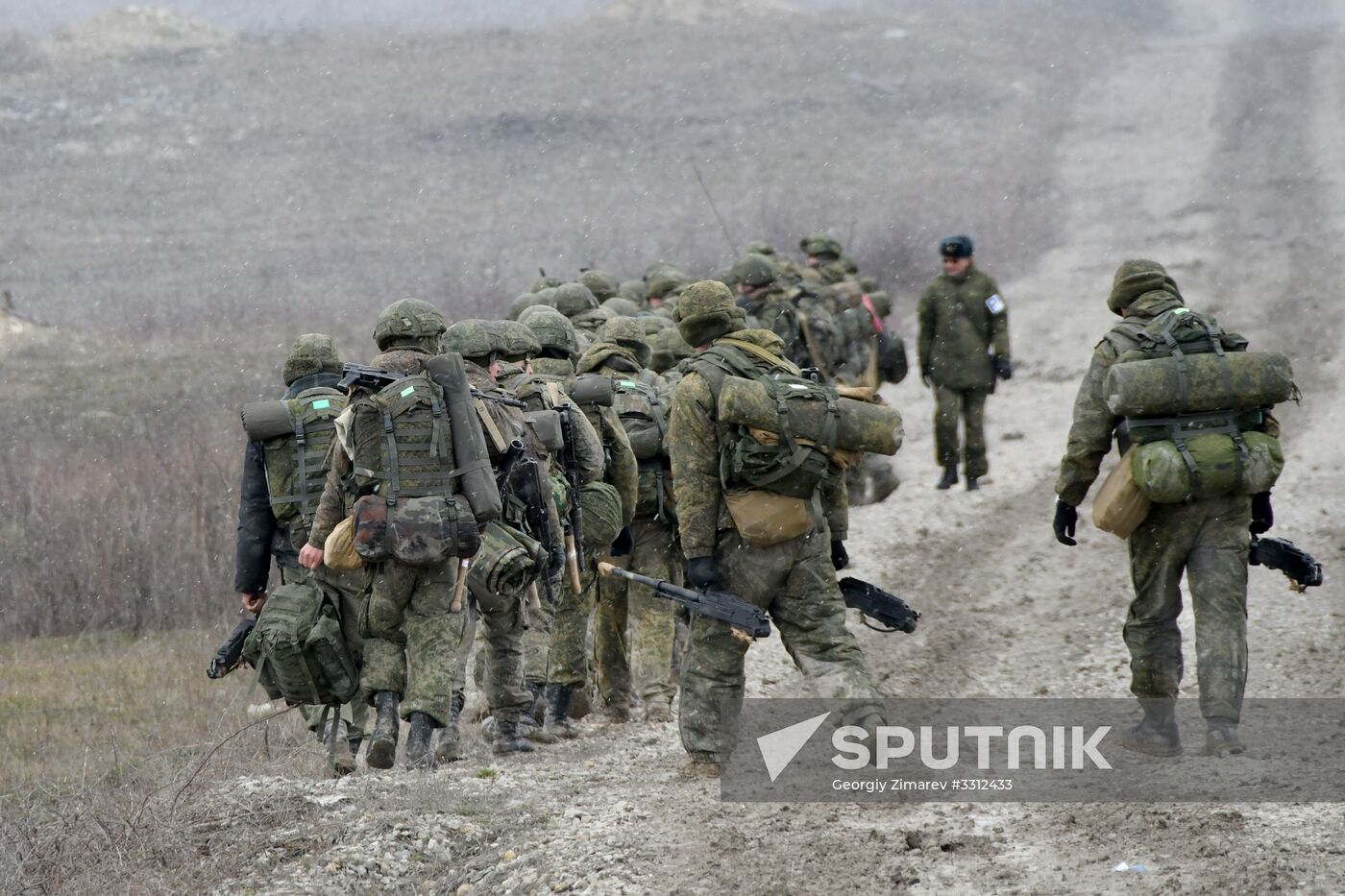 Exercises of air-landing troops in Krasnodar Territory
