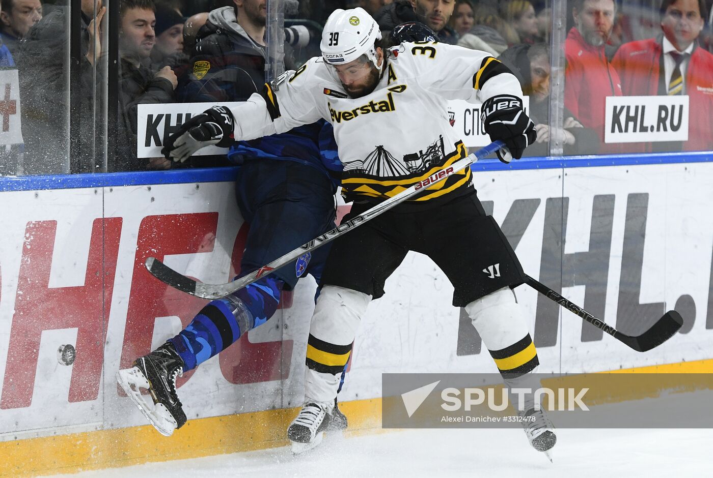 Hockey. KHL. SKA vs Severstal