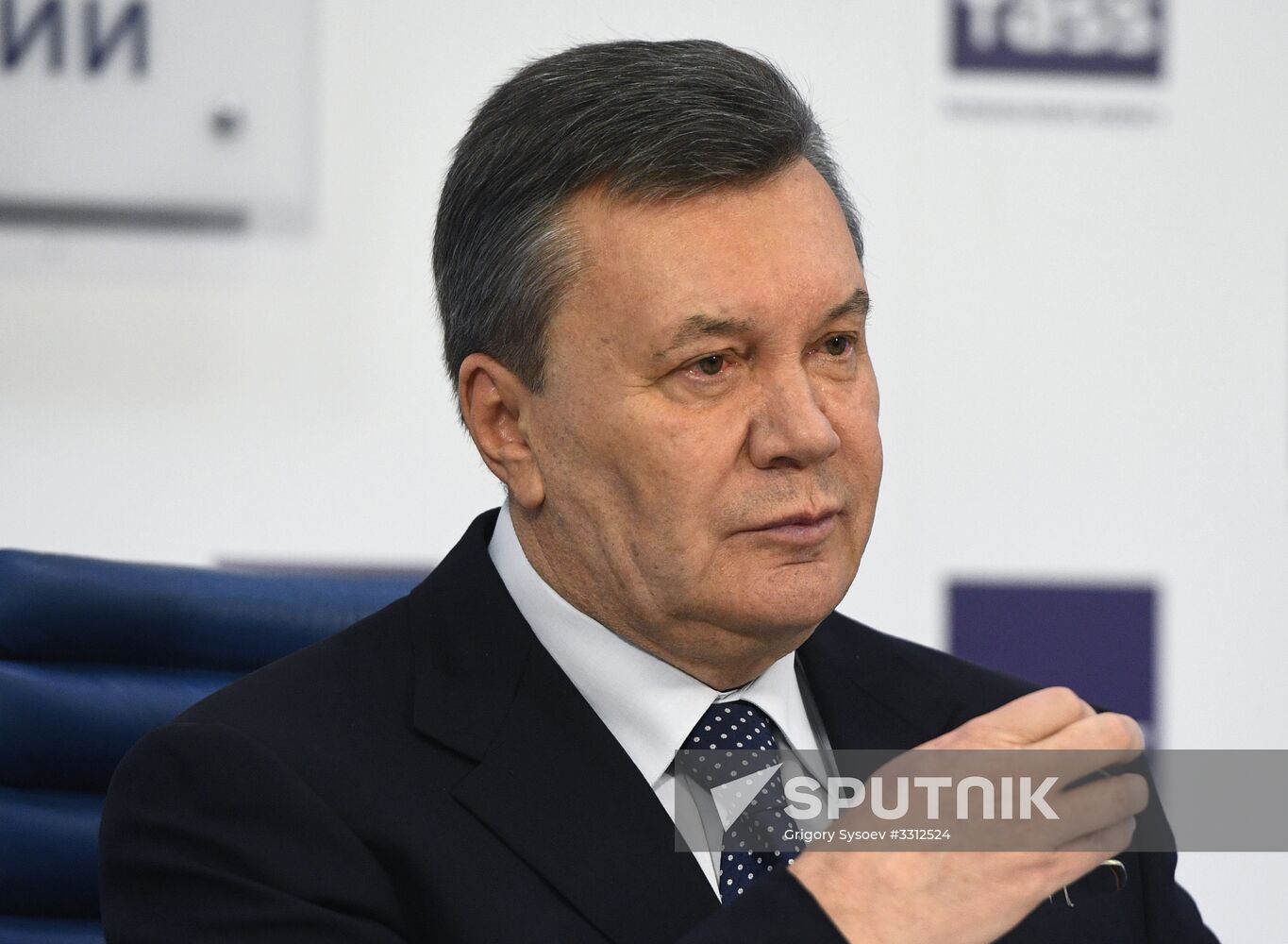 News conference of Viktor Yanukovych